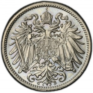 Franz Joseph I., 20 Heller 1907, Vienna