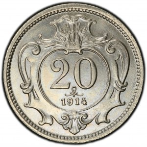 Franz Joseph I., 20 Heller 1914, Vienna