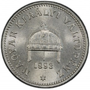 Franz Joseph I., 20 Filler 1893, KB, Kremnitz