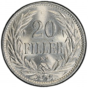 Franz Joseph I., 20 Filler 1914, KB, Kremnitz