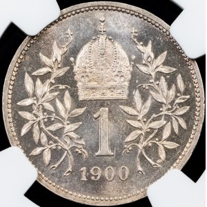 Franz Joseph I., 1 Krone 1900, Vienna