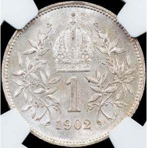 František Jozef I., 1 koruna 1902, Viedeň