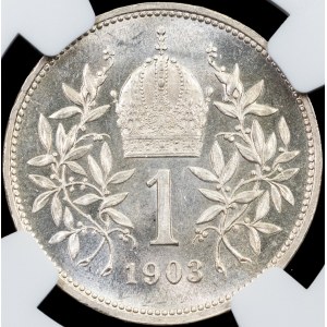 Franz Joseph I., 1 Krone 1903, Vienna