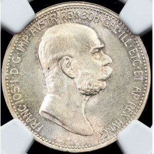 Franz Joseph I., 1 Krone 1908, Vienna