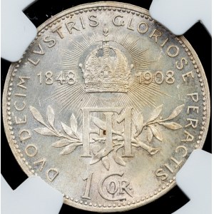 Franz Joseph I., 1 Krone 1908, Vienna