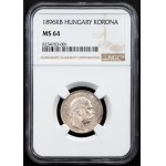 Franz Joseph I., 1 Korona 1896, KB, Kremnitz