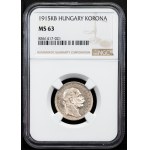 Franz Joseph I., 1 Korona 1915, KB, Kremnitz