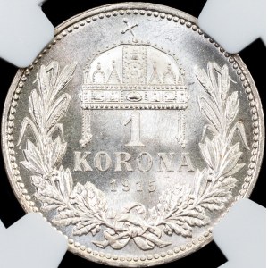 Franz Joseph I., 1 Korona 1915, KB, Kremnitz
