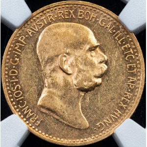 Franz Joseph I., 10 Kronen 1908, Vienna