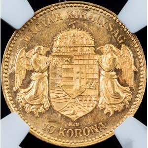 František Jozef I., 10. koruna 1908, Viedeň