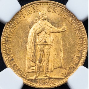 Franz Joseph I., 20 Korona 1915, KB, Kremnitz