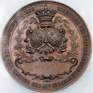 Franz Joseph I., Medal 1888