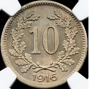 Charles I., 10 Heller 1916, Vienna