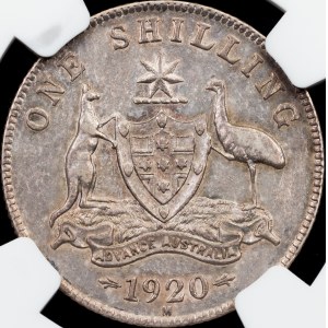 Australia, 1 Shilling 1920, M, Melbourne