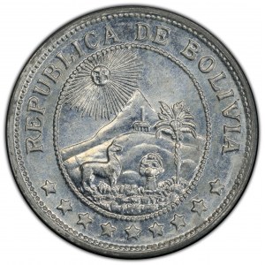 Bolivia, 10 Centavos 1942, Philadelphia