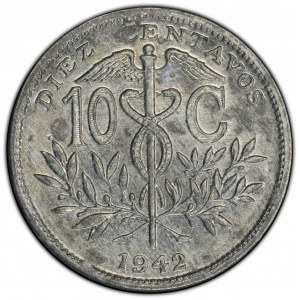 Bolivia, 10 Centavos 1942, Philadelphia