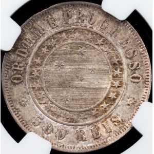 Brazil, 500 Reis 1889