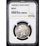 British India, 1 Rupee 1840, B&C