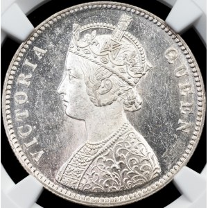 British India, 1 Rupee 1862, B, Bombay