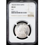 British India, 1 Rupee 1862, B, Bombay
