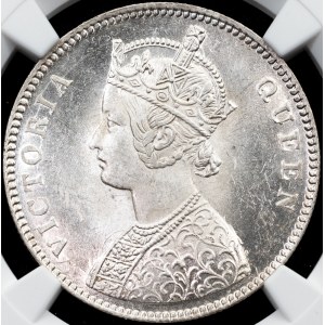 British India, 1 Rupee 1862, B, Bombay