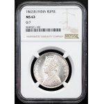 British India, 1 Rupee 1862, B, Bombay