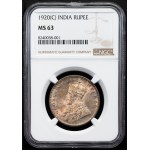 British India, 1 Rupee 1920, C, Calcutta