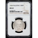 British Palestine, 100 Mils 1934, London
