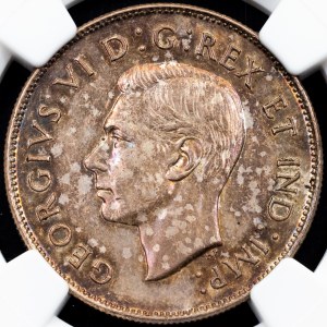 Canada, 1/2 Dollar 1945