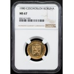 Czechoslovakia, 1 Koruna 1980, Kremnitz