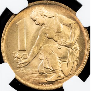 Tchécoslovaquie, 1 couronne 1984, Kremnitz