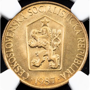 Czechoslovakia, 1 Koruna 1987, Kremnitz