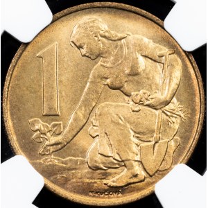 Czechoslovakia, 1 Koruna 1987, Kremnitz