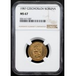 Czechoslovakia, 1 Koruna 1987, Kremnitz