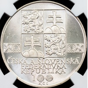Czechoslovakia, 100 Korun 1993