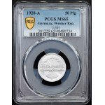 Germany, 50 Pfennigs 1920, A, Berlin
