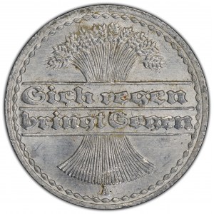 Germany, 50 Pfennigs 1921, A, Berlin