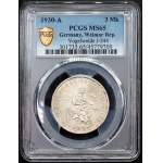 Germany, 3 Reichsmark 1930, A