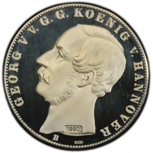 Germany, 2 Thaler 1866 (1980)