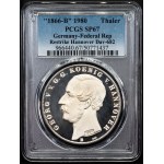 Germany, 2 Thaler 1866 (1980)