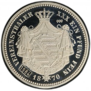 Germany, 1 Thaler 1870 (1984)