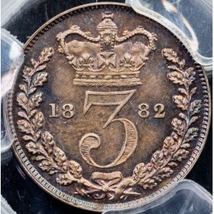 Great Britain, 3 Pence 1882, London