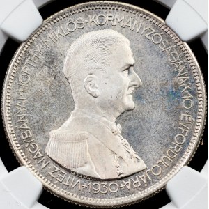 Hungary, 5 Pengo 1930, U.P - ARTEX