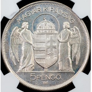 Hungary, 5 Pengo 1930, U.P - ARTEX