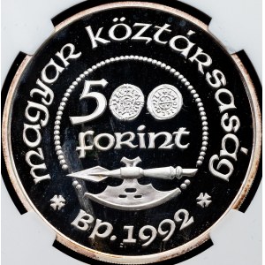 Hungary, 500 Forint 1992, Budapest