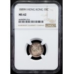 China, 10 Cents 1889, H, Heaton