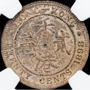 China, 20 Cents 1898, London