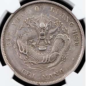 China, 1 Dollar 34 (1908)