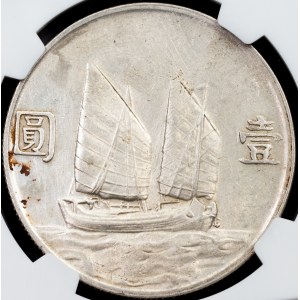 Chine, 1 dollar 23 (1934)