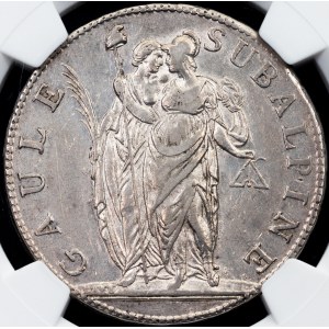 Italy, 5 Francs 10 (1801)